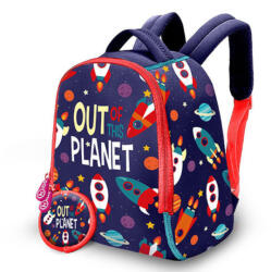 Kids Licensing Neoprén hátizsák bölcsődébe, Űrhajó Rakéta, 25 cm (KL10203)