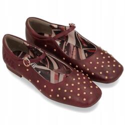 Anekke Női balerinacipő pánttal Anekke 41283-813 Sevilla 413 Burgundy Méret 39 (41283-813 SEVILLA 413 BURGUNDY)