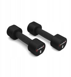 HMS Tpu poliuretán edző súlyzó szett 2 x 2kg Hms HPT02, bordázott, 21, 9cm, 2 x 2kg (5907059896460)