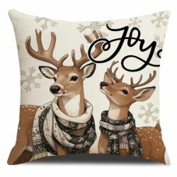  Fata de perna de Craciun DEER JOY 45x45 cm, bej Lenjerie de pat