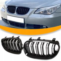 Dlaauta BMW E60 E61 M Csomag Vese Grill Rács, fekete fényes, 2003-2010