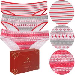 Moraj Bájos alsónadrág szett, Size XL, 3 db, pamut, skandináv mintás (2002571003006)