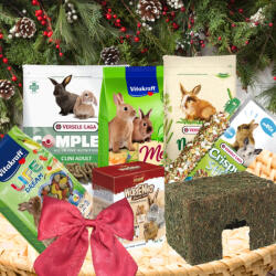  Karácsonyi Ajándékcsomag Nyulaknak I Cuni Comfort Feast Box - Nyuszi Kényeztető Lakoma