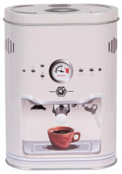  CLEEF Kávégép fémdoboz, szürke, (Cleef.6BL0188)