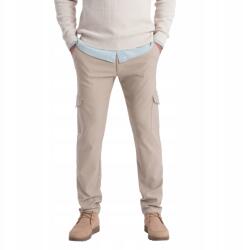 Ombre Férfi szövet nadrág, cargo zsebekkel, bézs, Size L