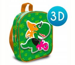 Kids Euroswan Óvodai hátizsák 3D, Crazy Dino, 30x25cm, állítható vállpántokkal (KL11373)