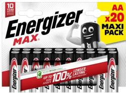 Energizer Elem AA ceruza LR06 Max 20 db/csomag, Energizer (64324)