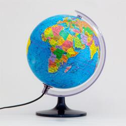 Belma Földgömb 25 cm-es politikai megvilágított (34789)