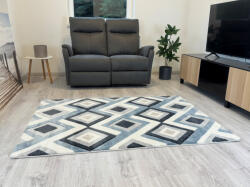 Budapest Carpet Louise 2404 Blue-Grey (Kék-Szürke) 160x230cm