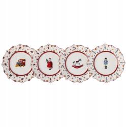 Villeroy & Boch Villeroy & Boch Toy's Delight, 4 db-os tányér szett, prémium porcelán (1485858815)