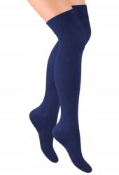 Steven Női pamut térdzokni 076-es modell, Size 38-40, sötétkék (S7769zb)