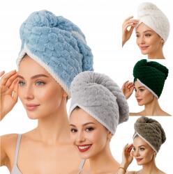 MAKOIA Turbán Haj Törölköző, mikroszálas, szárító, gombos (ręcznik szybkoschnący czepek chłonny)