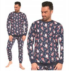 Cornette férfi pizsama, karácsonyi, hosszú, pamut, Size M (PM-195-00M-676802-226)