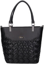 Karen rostbőr táska D 689 fekete fonott