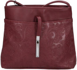Karen rostbőr táska D 099 bordó virágos