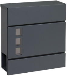 Richter Czech Postaláda Richter Czech, fekete, acél, kulcsos zár (BK.932.G.AM)