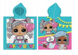 Carbotex Lol Surprise törölköző poncsó gyerekeknek 55x110 cm (LOL215006-PONCHO)