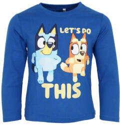 E plus M Bluey Let's Do Blue gyerek hosszú póló, felső 5 év / 110 cm 85EMM5202021BLA110 (85EMM5202021BLA110)