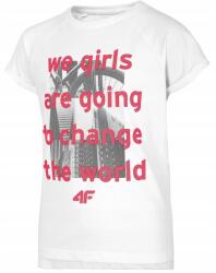 4F Gyerek Póló, JTSD005-10S, Size 146, pamut, sportos stílus (HJL20-JTSD005)