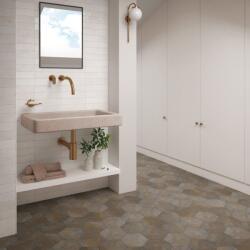  17, 5x20 Equipe Oxide GRIS Hexagon padlólap