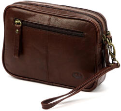  EL FORREST MB13-22 barna férfi marhabőr autóstáska 21 x 15.5 x 8 cm (38484)