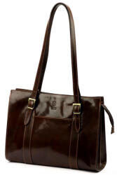 Florence 54 barna női bőr válltáska 36 x 27 x 12 cm (59418)