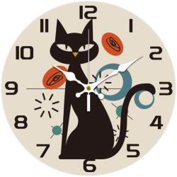  Falióra, Macska, csendes, hangtalan, konyha, nappali