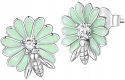 Trusky Ezüst virág fülbevaló, 925 ezüst, 11.6mm magas, 11.1mm széles, 2.12g (kolczyki)