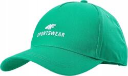 4F baseball sapka, zöld, Size S/M, 100% pamut (4FWSS24ACABU266-41S-S/M)