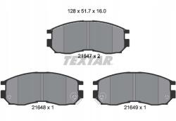 Textar Fékbetét készlet, tárcsafékekhez, 127.8mm széles, 16mm vastag