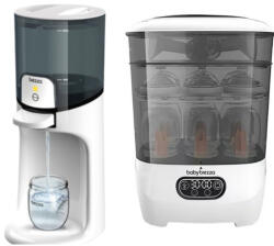 BabyBrezza PACHET BEBE START 19 BabyBrezza - Sterilizator Super One Step + Incalzitor Apa BabyBrezza (med11s+med06) Incalzitor biberon