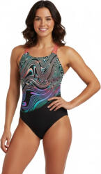 Speedo girls printed placement muscleback multi 116cm