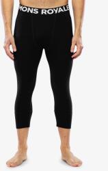 Mons Royale Cascade 3/4 Termoaktív Hosszúszárú Alsó - black - S
