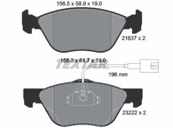 Textar fékbetét készlet, tárcsafékek, 2163702