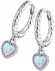 Trusky Ezüst fülbevaló, kerek medál, S925, 2.4cm magas, 0.2cm széles (kolczyki)