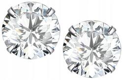 Trusky Ezüst fülbevaló lányoknak, Strassz, 5mm, S925 (kolczyki)