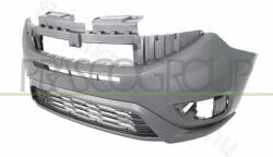 PRASCO Első lökhárító borítás fekete, alsó ráccsal