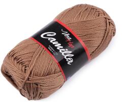 Vlna Hep Vlna-Hep Camilla mercerizált pamut fonal, 8220, világosbarna