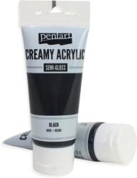  PC Krémes akrilfesték selyemfényű 60 ml fekete - kosarbolt