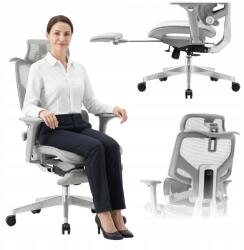 Mark Adler Ergonomikus forgó irodai szék Mark Adler szürke íróasztal lábtartó (MA-EXPERT 8.7 GREY MESH)