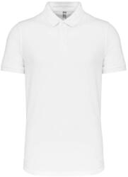 Designed To Work WK225 rövid ujjú galléros piké férfi póló Designed To Work, White-XS (wk225wh-xs)