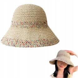  Színes, pöttyös horgolt sapka Strand sapka (Bomevarica4574)