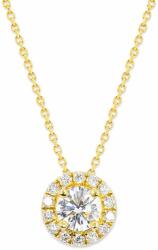 White & Black Halo briliáns gyémánt nyakék - 0, 35 karát - GIA (AU14200)