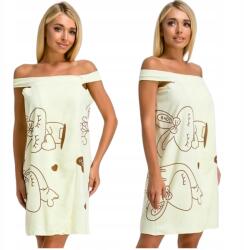 MAKOIA Pareo Női Szauna Törölköző, 78×135cm, bézs (do sauny hotelowy spa na basen mikrofibra)