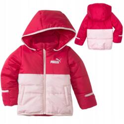 PUMA Lány Kapucnis Kabát, steppelt, vízálló, 68cm, 100% poliészter (ciepła rozpinana puchowa kurtka wiosenna)