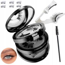  Mágneses szempillák, 16 pár, applikátorral, természetes megjelenés, újrafelhasználható (6BE0193BKfac)