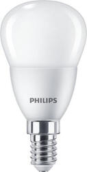 Philips LED izzó, E14, kisgömb, P45, 5W, 470lm, 2700K, PHILIPS "CorePro (PLED51) - onlinepapirbolt