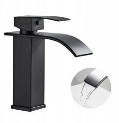 Maibang Fekete Mosdó Csaptelep Álló Vízesés, kerámia fej, rozsdamentes acél (TEPE)