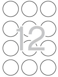 APLI Etikett, 60 mm kör, színes, APLI, neon sárga, 240 etikett/csomag (02866) - bestoffice