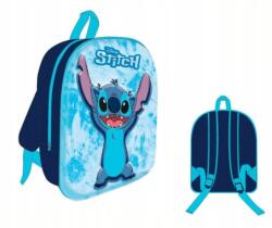 Difuzed 3D óvodai hátizsák Stitch, 30×26×10cm, kék, állítható vállpántok (LIL24-0808)